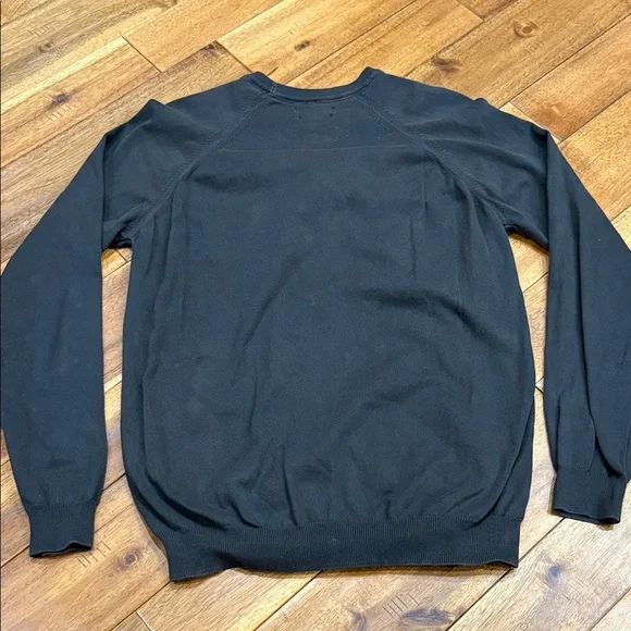 Zara Crewneck Sweater with Elbow Patches - Picture 5 of 9